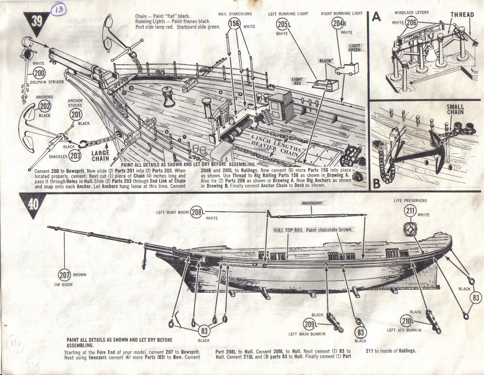 Revell cutty sark instructions