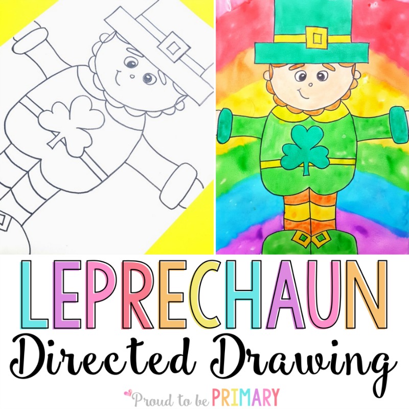 step by step instructions on how to draw a leprechaun